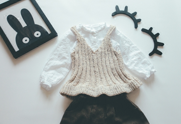 Gilet fille en Toile de coton - Ref 2071233 Image 3