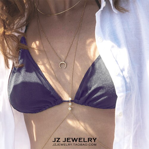 jzbodychain14k金女ins项链