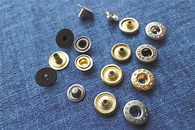 意大利进口 Prym 高质量黄铜四合扣 弧形明面（12.5mm/11mm/9mm）