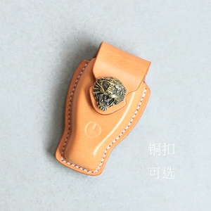 奔驰GLC260 GLC300 GLE真皮植鞣革牛皮钥匙包立体极简钥匙套