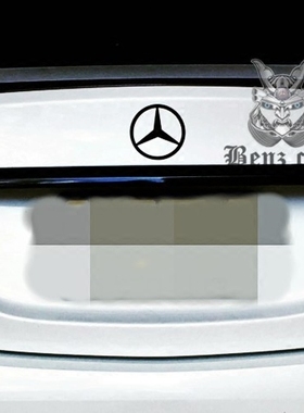 W204 C180 C200 C260 C280 C300 C63 黑色 尾箱盖标 后车标 星标