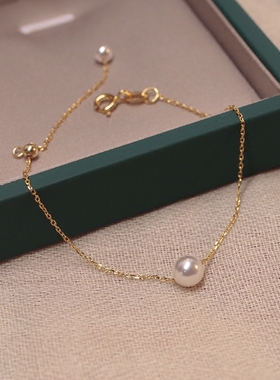 925银日韩风珍珠手链简约气质