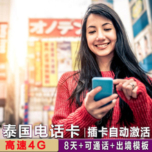 8天無限流量曼谷清邁高速上網卡旅 泰國4G電話卡3