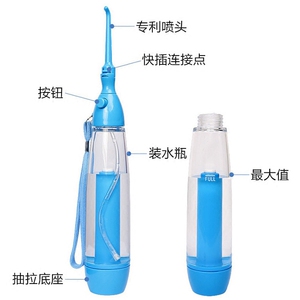 手动冲牙器家用便携气压洗牙器智齿口腔牙齿正畸冲洗器儿童水牙线