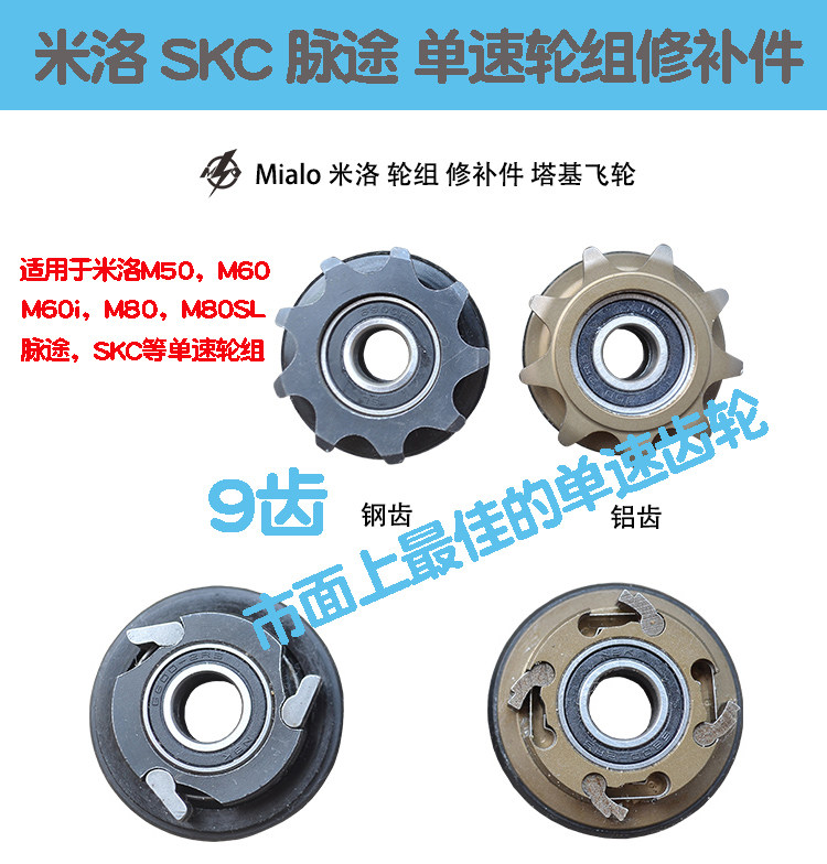 Pignon de vélo 1 vitesse BECAUSE - Ref 2377605 Image 1