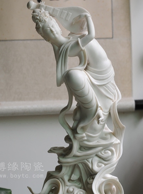 巴拿马大师作品摆件德化白瓷