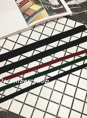 choker多色欧美复古宽绒面细项圈