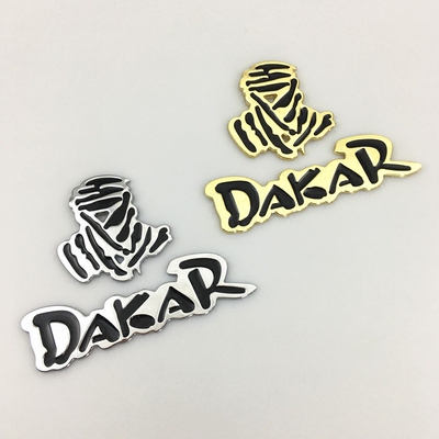 个性金属达喀尔DAKAR车贴 JEEP SUV 拉力越野 改装车身贴标 尾标