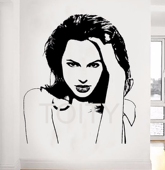 美国女星安吉丽娜朱莉 饰贴画明星墙贴纸 宿舍装 Angelina Jolie