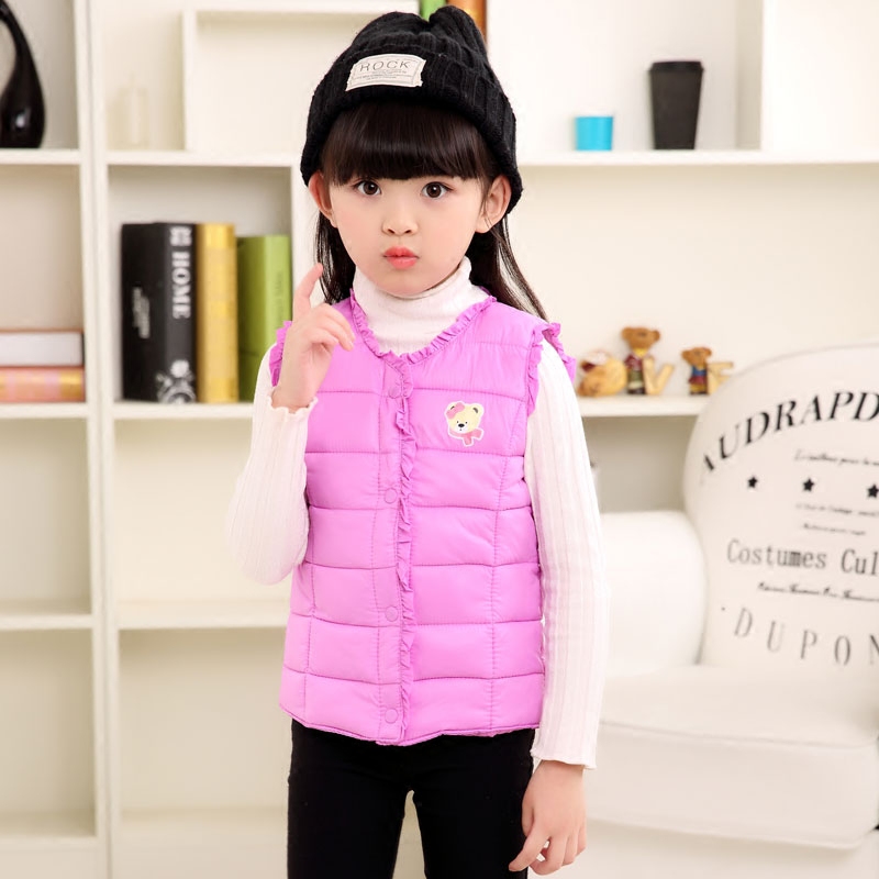 Gilet fille en polyester - Ref 2071147 Image 5