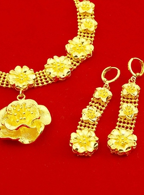 中式豪华大款花之恋24K黄金花朵