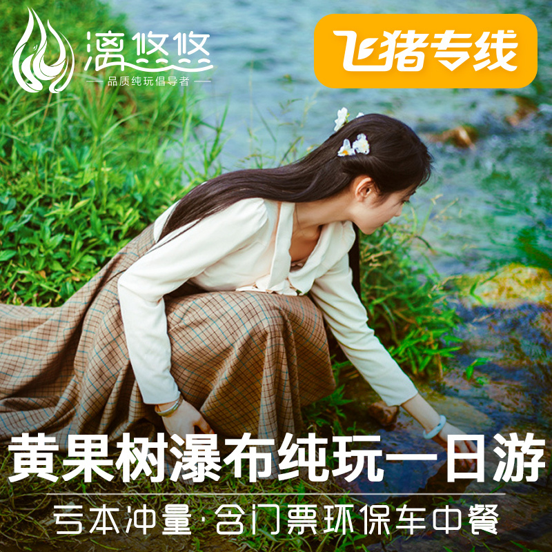飞猪专线 漓悠悠贵州一日游 纯玩黄果树瀑布一日游 含环保车含餐