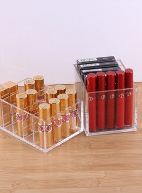透明亚克力 5格液体唇彩腮红口红 Tom Ford眼影 SUQQU眼影收纳
