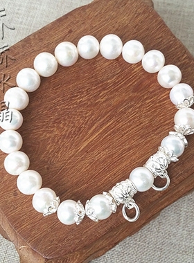 金色泰国佛牌其他款式珍珠手链