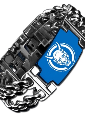 日本鬼怪般若夸张金属手环