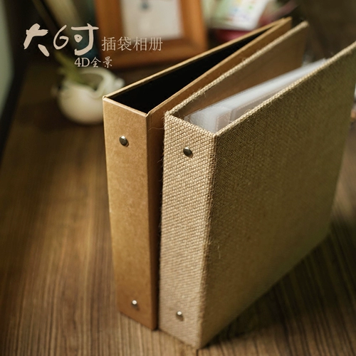 Большой 6 -INCH BAG ALBG СТРАНИЦА ФОТО -ЗАПОЛНИТЕЛЬНЫЕ ПП. BAG 4D PANORAMIC PLANE RETRO RETRO ПАРТИКА