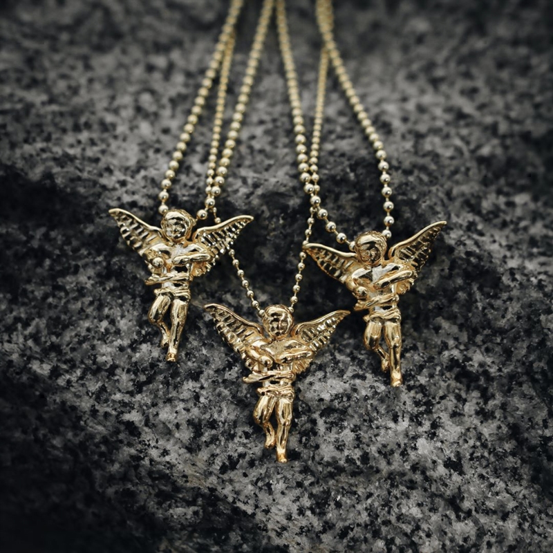 欧美风时尚复古天使翅膀信仰爱情丘比特十字架吊坠圆珠细项链男女在类目 饰品/流行首饰/时尚饰品新, 项链中 - 来自Buy2taobao.com提供专业的淘宝代购服务