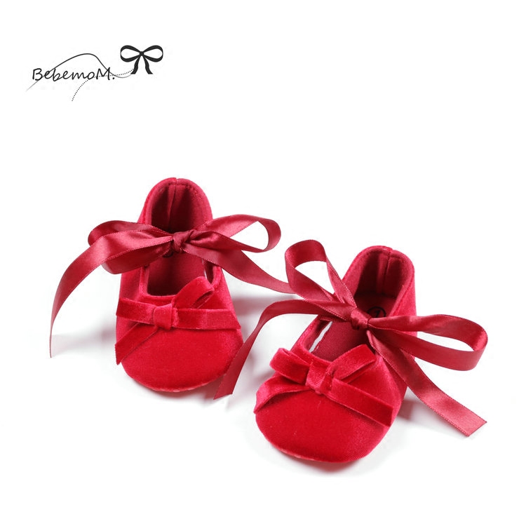 女婴儿宝宝春秋单鞋软绑带学步鞋