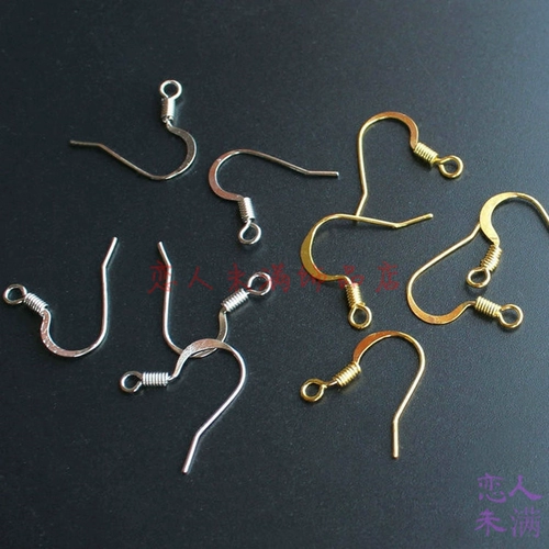 Серьги, медный аксессуар, аксессуары, золото 18 карат, DIY, 0.7мм