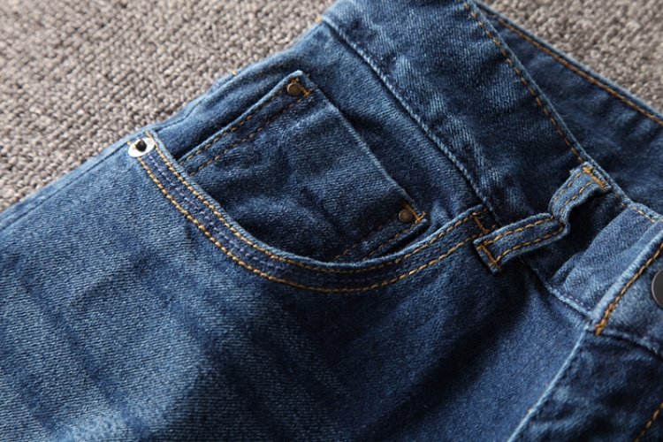 Jeans en coton pour automne - Ref 1484836 Image 4