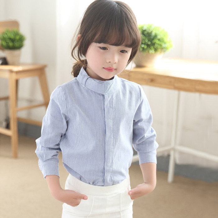 Chemise fille à manche longue - Ref 2084929 Image 1