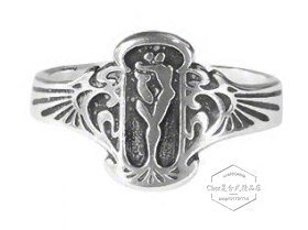 美国进口纯银找到伴侣戒指