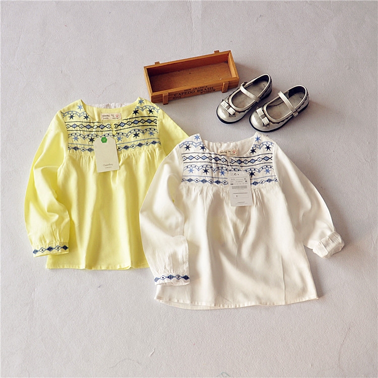 Chemise fille à manche longue - Ref 2085408 Image 1