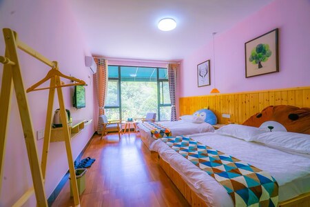 浙江桐庐富春江白云源驿雲豪华观景家庭房