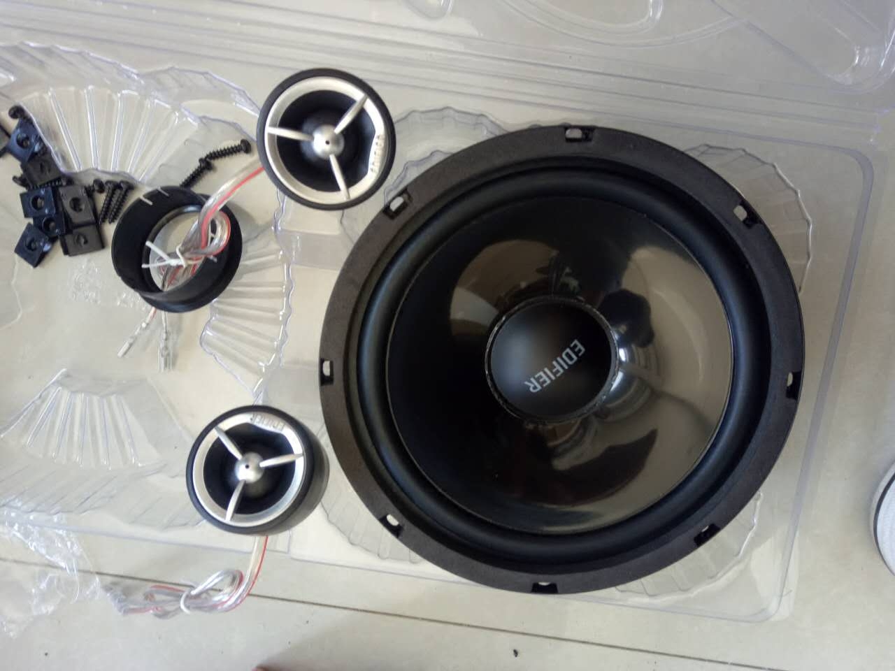 漫步者汽车音响喇叭6.5寸套装喇叭sf651a送止震垫