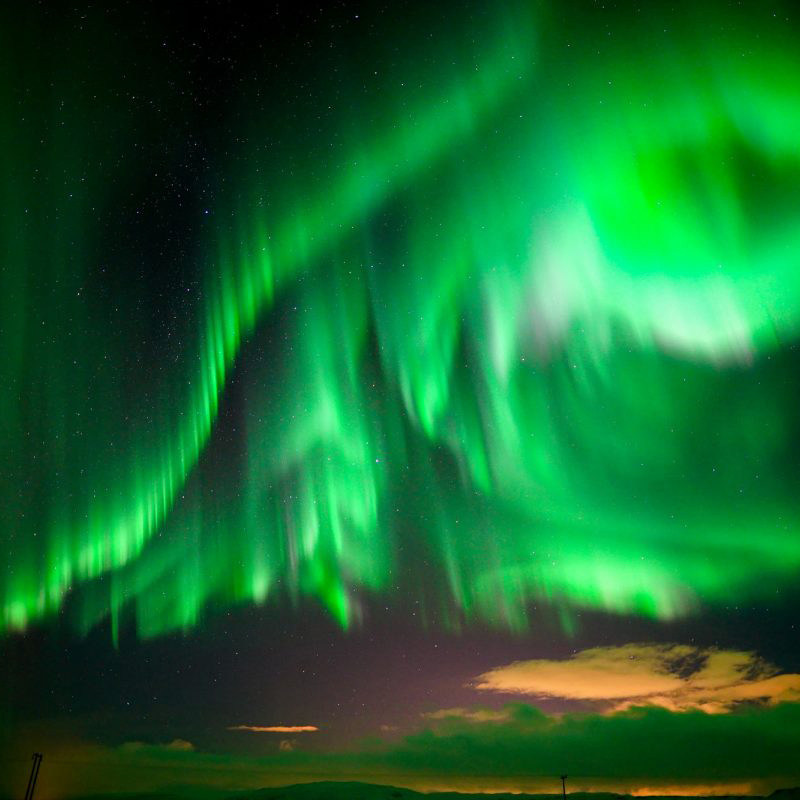 冰岛北极光和黄金圈一日游(小巴游 极光照片拍摄)