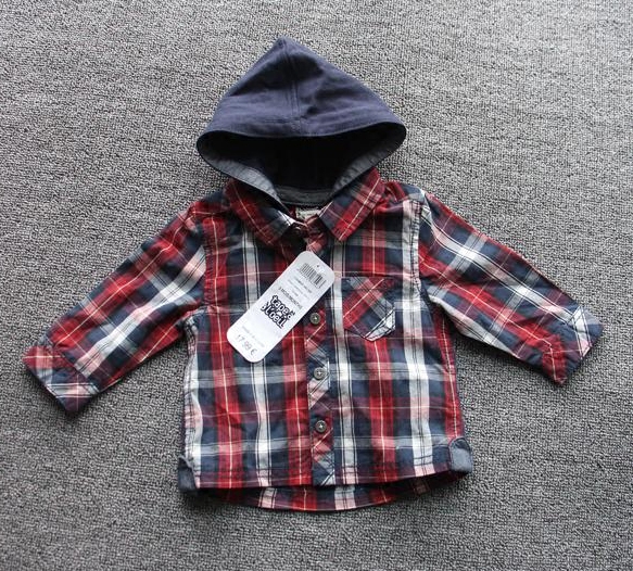 Chemise garcon à manche longue - Ref 2078076 Image 1