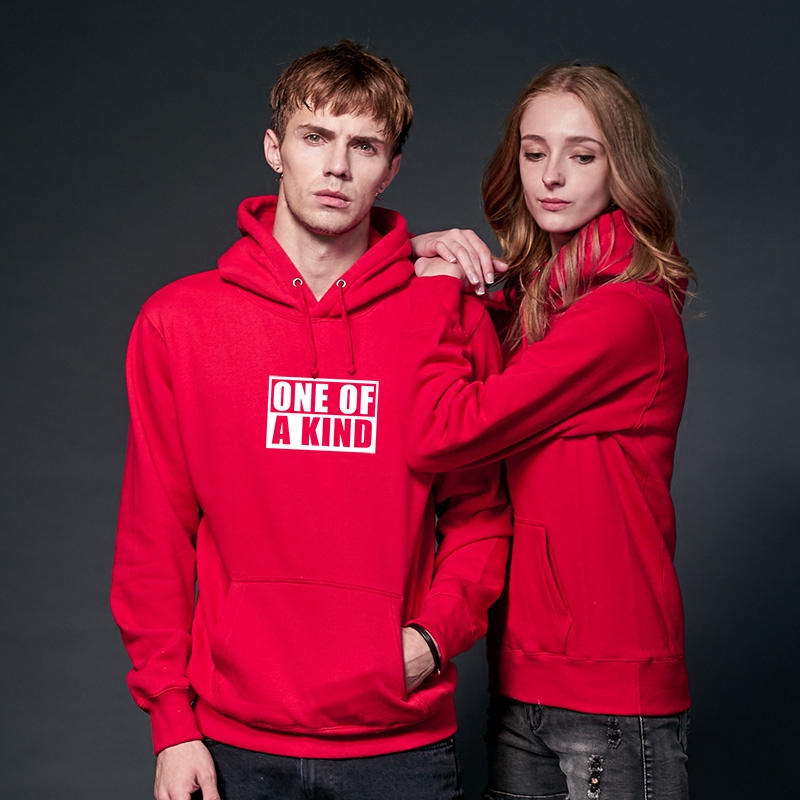 情侣大码嘻哈日韩风秋冬连帽卫衣