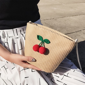 可爱女生樱桃沙滩包