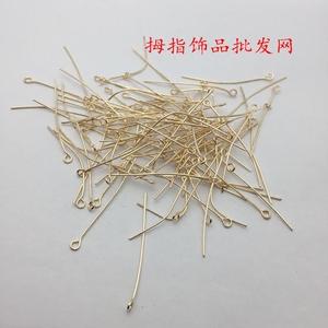 K金色9字针九字针50克diy饰品配件串珠材料手链项链耳环首饰
