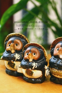 日D开运八相缘起  类招财猫礼物 合掌站立款日D (无木箱）