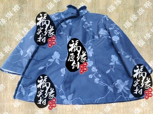 唐装外套旗袍定制做双宫真丝绣花水貂毛新年棉上衣中国女汉服