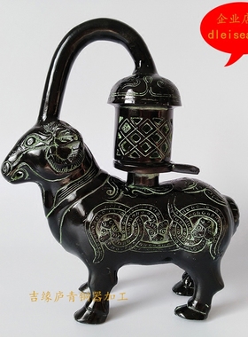 仿古风居家客厅办公室招财工艺品