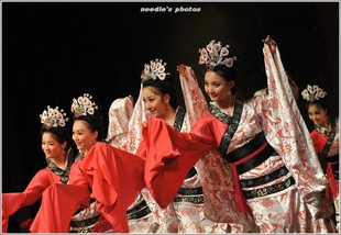 高端定制铜雀伎相和歌舞蹈服群伎献艺汉唐风古典舞演出服女子群舞