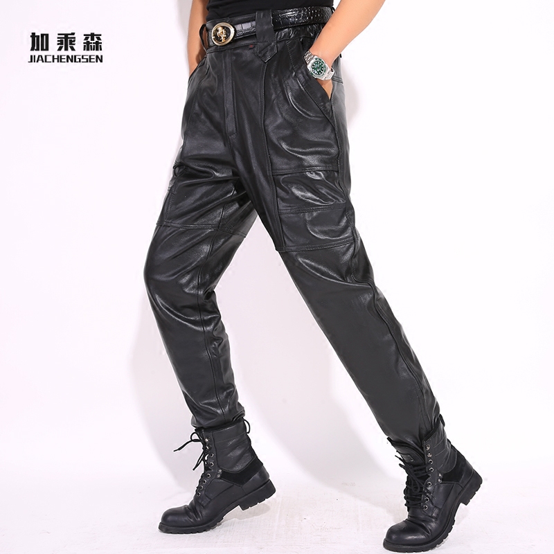 Leather pants genuine leather motorcycle Easy Windbreak locomotive Leather pants Paige wear-resisting Middle and old age Leather pants thickening winterin the Men's clothing, Lederhosen  category - from Buy2taobao.com to provide professional Taobao agent buy service