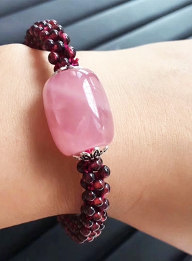 石榴石马来西亚转运珠百搭手串