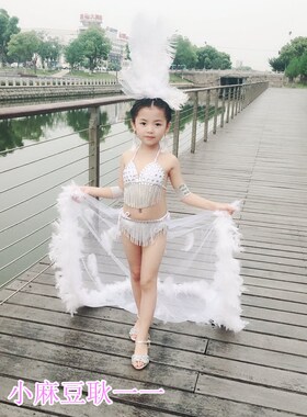 女童t台模特走秀泳装礼服比赛
