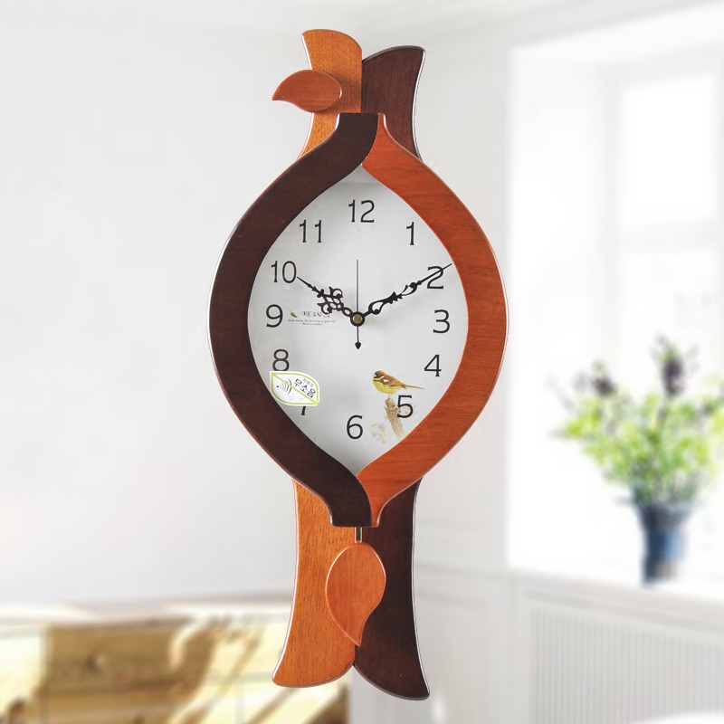 Klaus American style Leaf Mosaic woodiness Wall clock a living room Mute clocks and watches modern Simplicity originality Art Quartzin the Home accessories , Home bell ornaments/Alarm Clock , Wall clock  category - from Buy2taobao.com to provide professional Taobao agent buy service