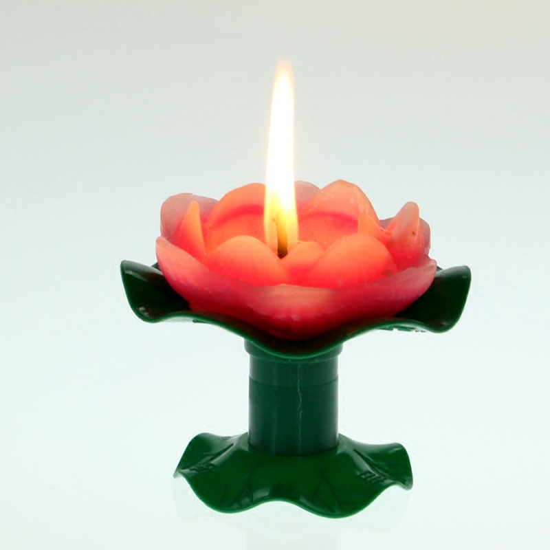 荷花蜡 莲花蜡烛 分体蜡烛荷花蜡烛佛堂供灯寺庙许愿还愿供灯小号