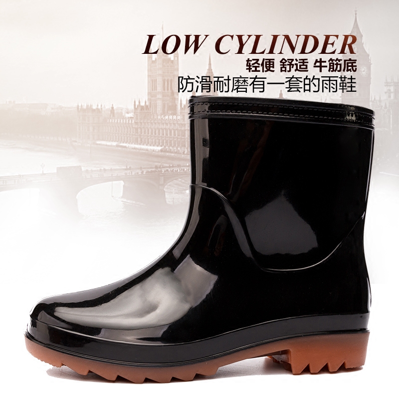 Chaussures - bottes caoutchouc homme pour printemps - semelle tendon - Ref 962335 Image 1