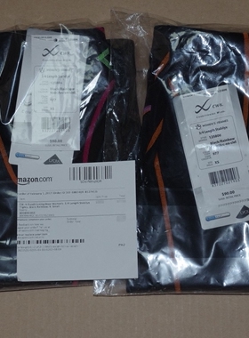 顺丰 CW-X Stabilyx 压缩女七分裤 cwx 华歌尔马拉松彩虹条125806