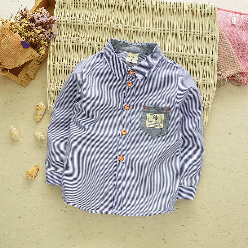 Chemise garcon à manche longue - Ref 2078392 Image 5