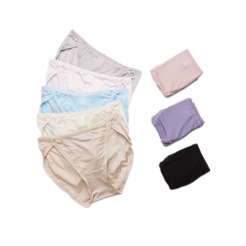 性感无痕内裤女真丝桑蚕丝高档