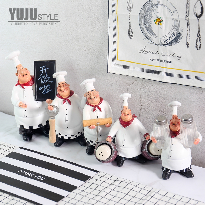 美式乡村欧式复古创意厨师餐厅酒吧咖啡馆时尚家居装饰功能摆件设在类目 家居饰品, 摆件中 - 来自Buy2taobao.com提供专业的淘宝代购服务