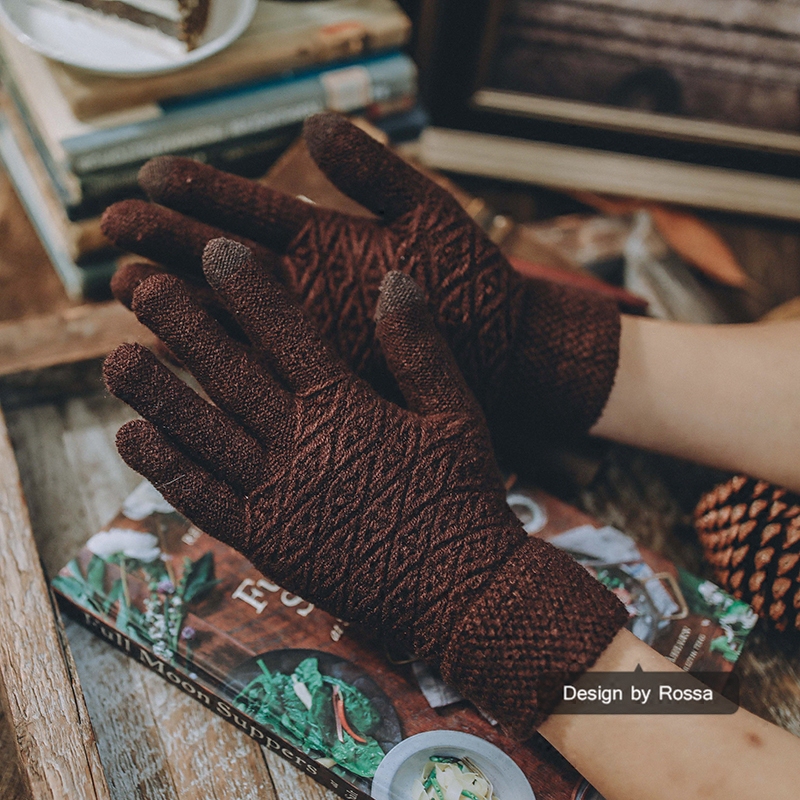 Gants pour homme en de laine - Ref 2782579 Image 4