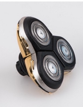 金鼎RQ8508C/1280c/5380三刀头全身水洗剃须刀电镀原装刀头RQ5587